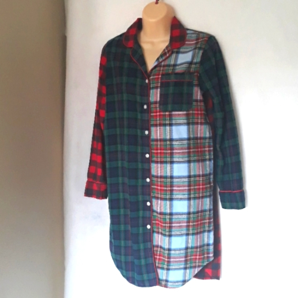 Lands' End Flannel Nightshirt